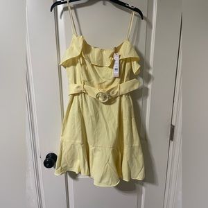 NWT BCBGeneration Yellow Mini Dress